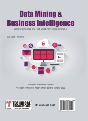 Data Mining and Business Intelligence for GTU 18 Course (VI - ICT/Prof. Elec.-II - 3163209)(Paperback, Dr.Manmohan Singh)