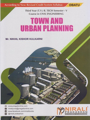 TOWN AND URBAN PLANNING (Third Year (TY) B.Tech in Civil Engineering - Semester 5 - DBATU)(Paperback, Mr. Nikhil Kishor Kulkarni)