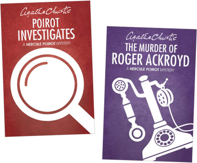 Agatha Christie | Poirot Investigates, The Murder of Roger Ackroyd | Hercule Poirot | Set of 2 Books(Paperback, Pinwheel Books)