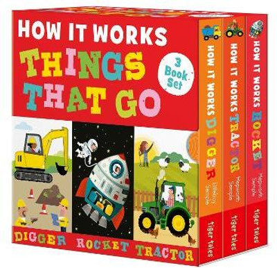 How it Works: Things That Go 3-Book Boxed Set(English, Board book, Hepworth Amelia)