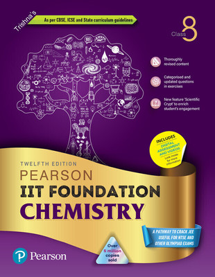 Pearson IIT Foundation'24 Chemistry Class 8, As Per CBSE, ICSE. For JEE, NTSE, Olympiad | Free access to vidoes - 6 e(English, Paperback, unknown)