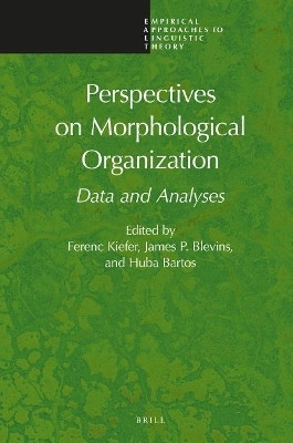 Perspectives on Morphological Organization(English, Electronic book text, unknown)