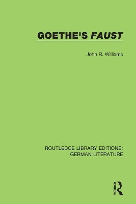 Goethe's Faust(English, Hardcover, Williams John R.)