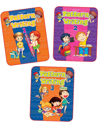 Pattern Writing Book (Pack - 2)  - | Set of 3 Books – Capital & Small Letters, Words, and Sentences | Tracing and Copy Writing Activities for Beginners(English, Paperback, unknown)