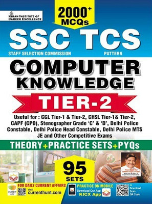SSC TCS Computer Knowledge Tier-2 2000+MCQs (Theory + Practice Sets + PYQs) (English Medium) (4014)(Paperback, Think Tank of Kiran Institute of Career Excellence, KICX)