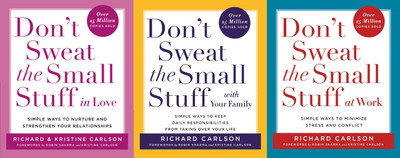 Don't Sweat The Small Stuff in Love + Don't Sweat The Small Stuff with Your Family + Don't Sweat The Small Stuff at Work(Paperback, Richard Carlson)