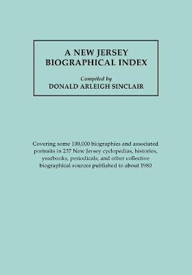 A New Jersey Biographical Index(English, Paperback, Sinclair Donald A)