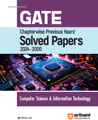 Arihant GATE Chapterwise Previous Years' Solved Papers (2024-2000) Computer Science & Information Technology(Paperback, Nitesh Jain)