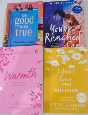 Too Good To Be True+I Don't Love For Anymore+Warmth+You've Reached (Free) Set Of 4 Books(Paperback, Prajkta Koli)