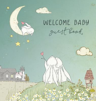BABY SHOWER GUEST BOOK with GIFT LOG (HARDCOVER) for Baby Naming Day, Baby Shower Party, Christening or Baptism Ceremony, Welcome Baby Party(English, Hardcover, unknown)