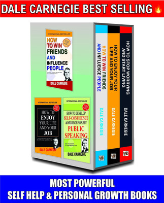 Dale Carnegie Books In English, 3 Best Selling Self Help & Personal Growth Books Set, How To Win Friends And Influence People, English Speaking Course Books & Many More Powerful Books Of Dale Carnegie(Paperback, Dale Carnegie)