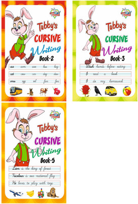 Cursive Writing Books : Tubbys Cursive Writing Book 2 + Tubbys Cursive Writing Book 3 + Tubbys Cursive Writing Book 5(Paperback, Priyanka)