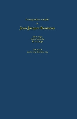Correspondance complete de Rousseau (Complete Correspondence of Rousseau) 39(English, Hardcover, unknown)