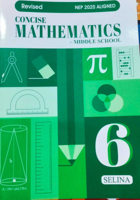 Selina Concise Mathematics Middle School For Class-6 For 2025-2026 Examination(Paperback, R K Bansal)