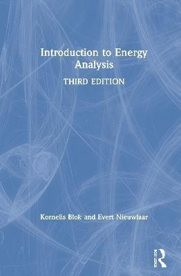 Introduction to Energy Analysis(English, Hardcover, Blok Kornelis)