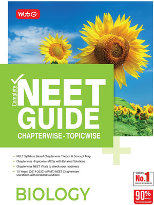 MTG Complete NEET Guide Biology Book For 2024 Exam - NCERT Based Chapterwise Theory, Concept Map and 10 Years NEET/AIPMT Chapterwise Topicwise Question Papers with Detailed Solutions(Paperback, MTG Editorial Board)