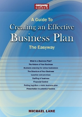 A Guide To Creating An Effective Business Plan(English, Paperback, Lane Michael)
