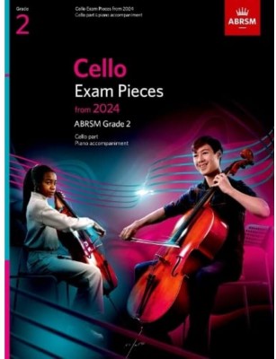 Cello Exam Pieces from 2024, ABRSM Grade 2, Cello Part & Piano Accompaniment(English, Sheet music, ABRSM)