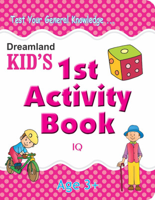 1st Activity Book: IQ  - Book For Kids Age 3–5 | Fun Brain Teasers, Puzzles, Mazes & Matching Games | Early Learning Workbook To Build Focus, Reasoning & Problem-Solving Skills(English, Paperback, unknown)