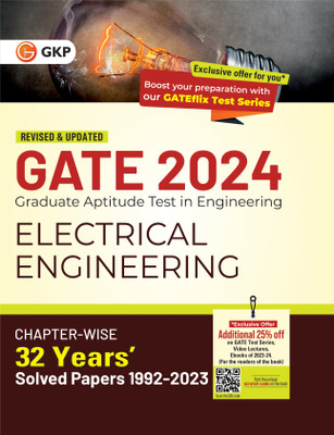 GATE 2024 : Electrical Engineering - 32 Years' Chapterwise Solved Papers (1992-2023) by GKP(Paperback, GKP)