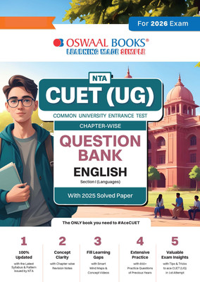 Oswaal NTA CUET (UG) Chapter-wise Question Bank English For 2026 Exam(Paperback, Oswaal Editorial Board)