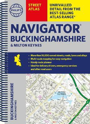 Philip's Navigator Street Atlas Buckinghamshire and Milton Keynes(English, Spiral bound, Philip's Maps)