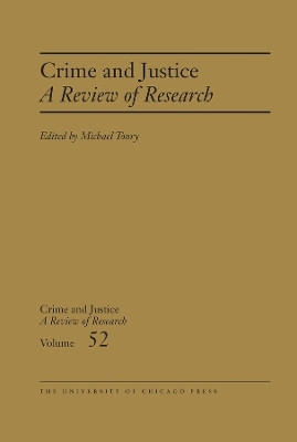 Crime and Justice, Volume 52: Volume 52(English, Hardcover, unknown)
