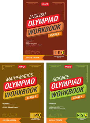MTG Class-4 NSO-IMO-IEO (Science, Mathematics & English) Olympiad Workbook Combo (Set of 3 Books) | MCQs, & Achievers Section - SOF Olympiad Books For 2025-26 Exam(English, Paperback, ZARRIN ALI KHAN MAHABIR SINGH, ANIL AHLAWAT)