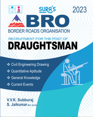 SURA'S BRO (Border Roads Organisation) Draughtsman Exam Book in English Medium - Latest Updated Edition 2023(Paperback, V.V.K SUBBURAJ, S. Jaikumar M.E. (Civil))