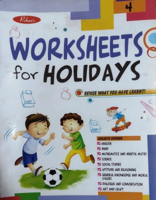 Worksheets for Holidays, Book - 4(Paperback, Rohan's)