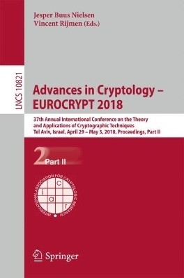 Advances in Cryptology - EUROCRYPT 2018(English, Paperback, unknown)