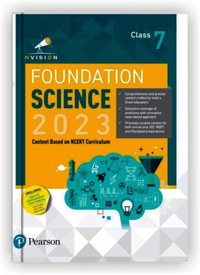 Nvision Foundation Science Class 7, Based on NCERT Curriculum 2023, Includes Digital Assessment & Video - Pearson(Paperback, Prashant Jain, Nisha Gautam)