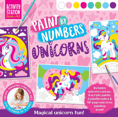 Paint by Numbers Unicorns(English, Paperback, Lambert Natalie)