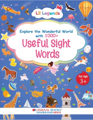 Oswaal Lil Legends My Book of First Sight Words with engaging Activity for children, 3+age group(Paperback, Oswaal Editorial Board)