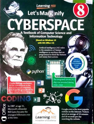 LET'S MAGNIFY CYBERSPACE-8(LEARNING HILL (Educational Publishers), Preeti Saxena)