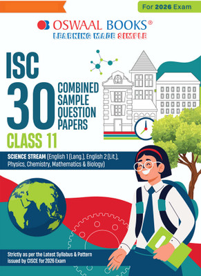 Oswaal ISC 30 Combined Sample Question Papers Class-11 Science Stream (English Paper-1,English Paper-2,Physics,Chemistry, Mathematics & Biology)(Paperback, Oswaal Editorial Board)