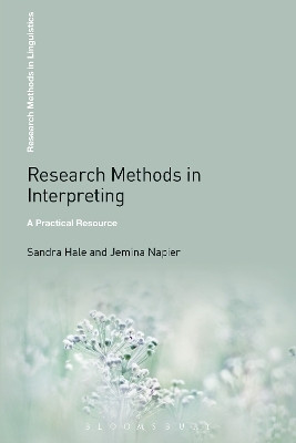 Research Methods in Interpreting(English, Paperback, Hale Sandra Dr)