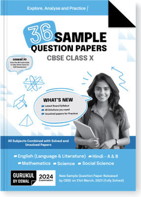 Cbse 36 Sample Question Papers for 2024 Examination : Class X (Edition(English, Hardcover, unknown)