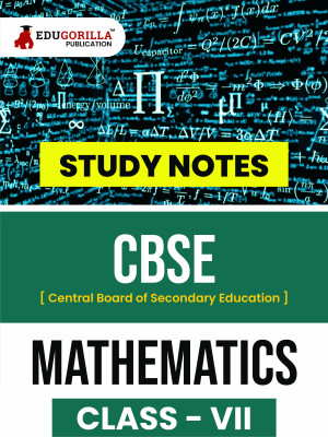 CBSE (Central Board of Secondary Education) Class VII - Mathematics  - Topic-wise Notes | A Complete Preparation Study Notes with Solved MCQs(Paperback, EduGorilla Prep Experts)