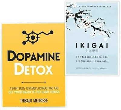 Dopamine Detox + Ikigai (2 Book Combo)(Paperback, JMD BOOKS)