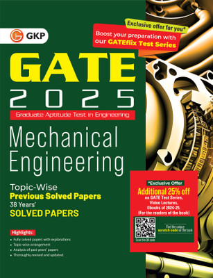 Gate 2025 - Mechanical Engineering - 38 Years' Topic-Wise Previous Solved Papers(English, Paperback, Garg Vinit)