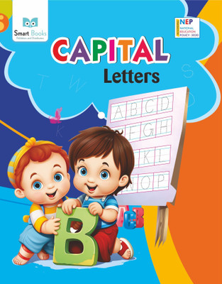 English Alphabets Writing Book - Capital Letters (Practice) - Pattern Tracing - Alphabet - Early Learning - Capital Letters for Kids, Nursery Pre School Children book by Smart Books  - Capital Letters Writing Practice Book for Kids | Alphabet Tracing Workbook for Nursery & Preschool | Early Learning