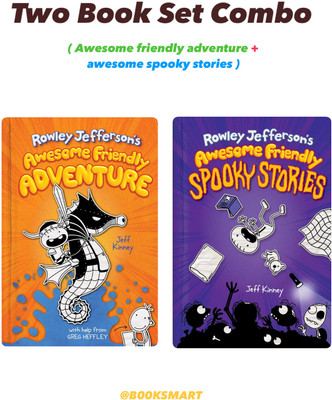 Rowley Jefferson's Awesome friendly adventure + Awesome spooky stories (Two Book Set Combo)(Paperback, Kinney Jeff) Rowley Jefferson's Awesome friendly adventure + Awesome spooky stories (Two Book Set Combo)(Paperback, Kinney Jeff)