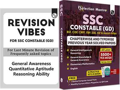 Pw Selection Mantra for Ssc Constable Gd Exam 2026 Chapterwise and Typ(Hindi, Hardcover, unknown)