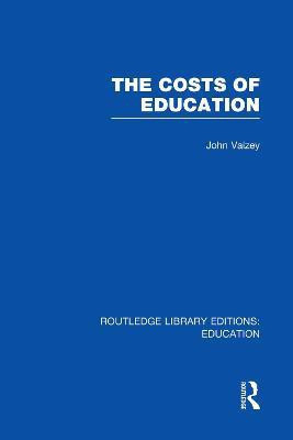 The Costs of Education(English, Paperback, Vaizey John)