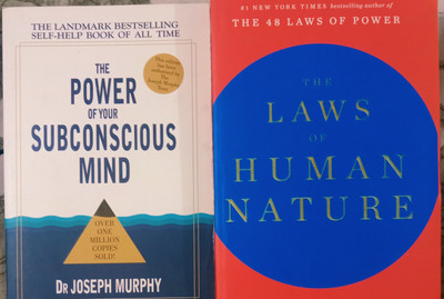 Combo of 2 books The Law of Human Nature and The Power of Your Subconscious Mind.  - Best Combo pack of two books for self help(Paperback, Dr. Joseph Murphy, Robert greene)