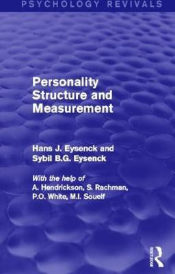 Personality Structure and Measurement(English, Paperback, Eysenck Hans J.)