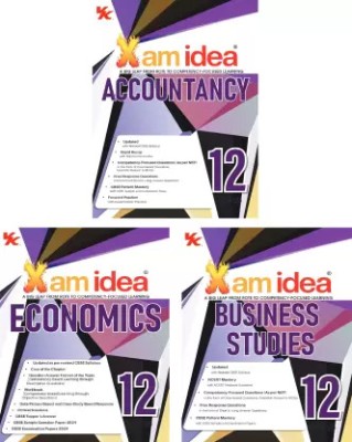 Xam Idea Accountancy & Economics & Business Studies Class 12 Book | CBSE Board | Chapterwise Question Bank | Based On Revised CBSE Syllabus | NCERT Questions Included | 2024-25 Exam(Paperback, vk)