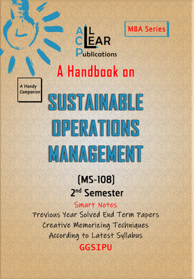 A Handbook on Sustainable Operations Management(Paperback, ACP Team)