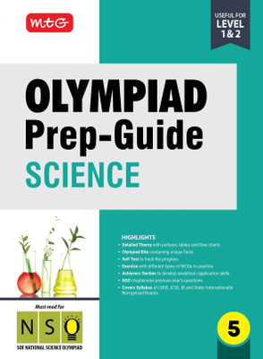 MTG Olympiad Prep-Guide Class 5 Science (NSO) - Detailed Theory, NSO Chapterwise Previous Years Questions with Self Test For SOF 2025-26 Exam(Paperback, MTG Editorial Board)